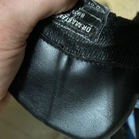 Dr. Martens work boots brown air wair 6 tie rivet oil resistant 12 lace up boots - Picture 11 of 11